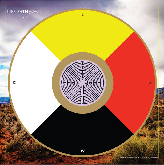 Life Path Medicine Wheel 36" x 36”